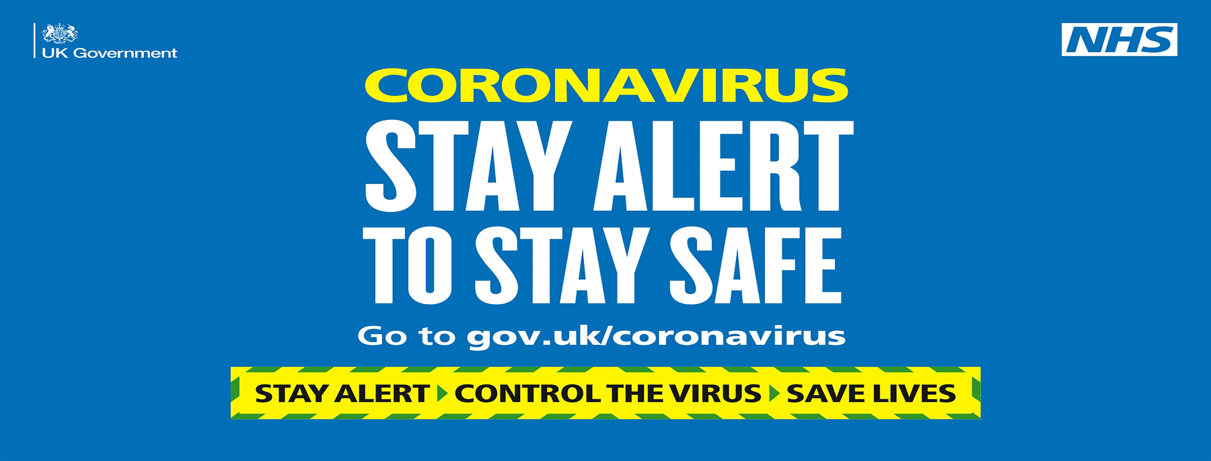 Stay safe Coronavirus banner