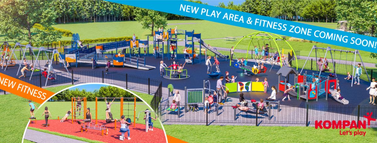 Artistic impression of new Central Park play area