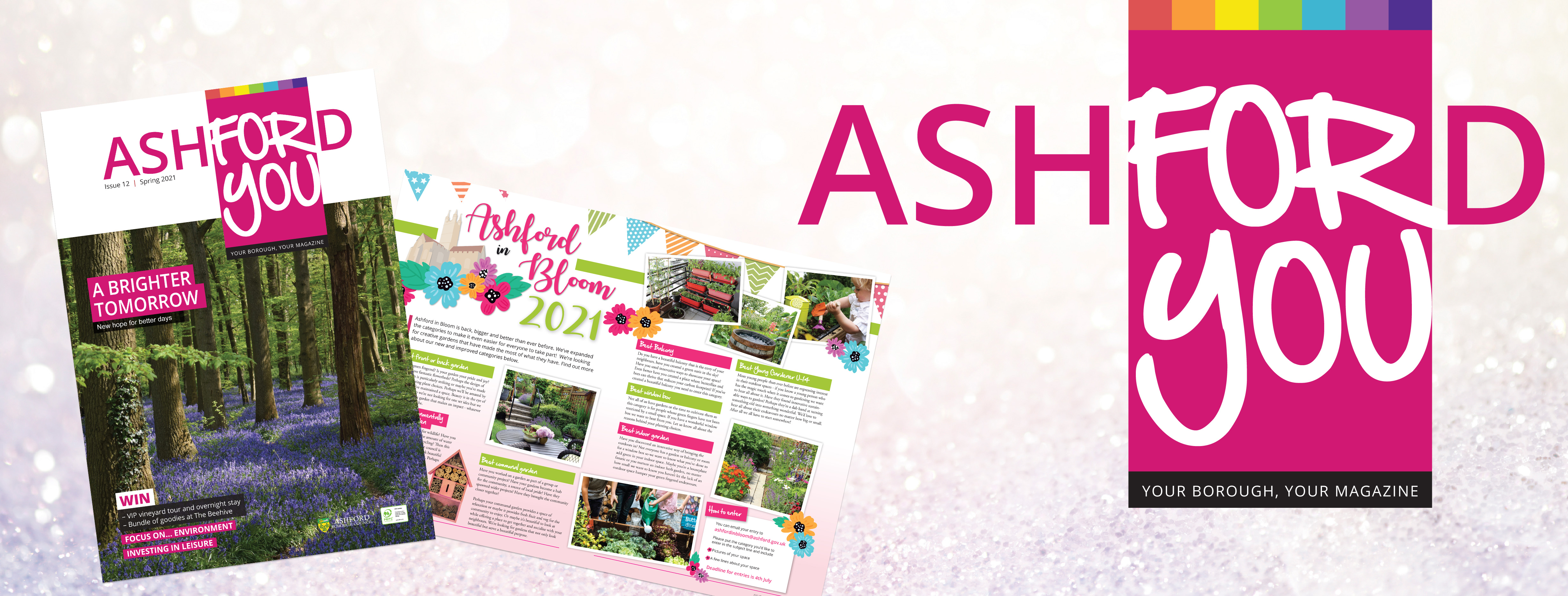 News article entitled Spring is here as Ashford For You magazine arrives