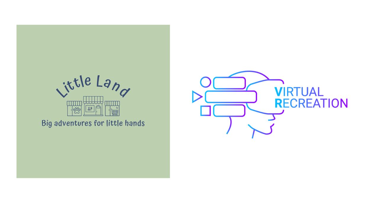 little land and virtual recreation's logos 