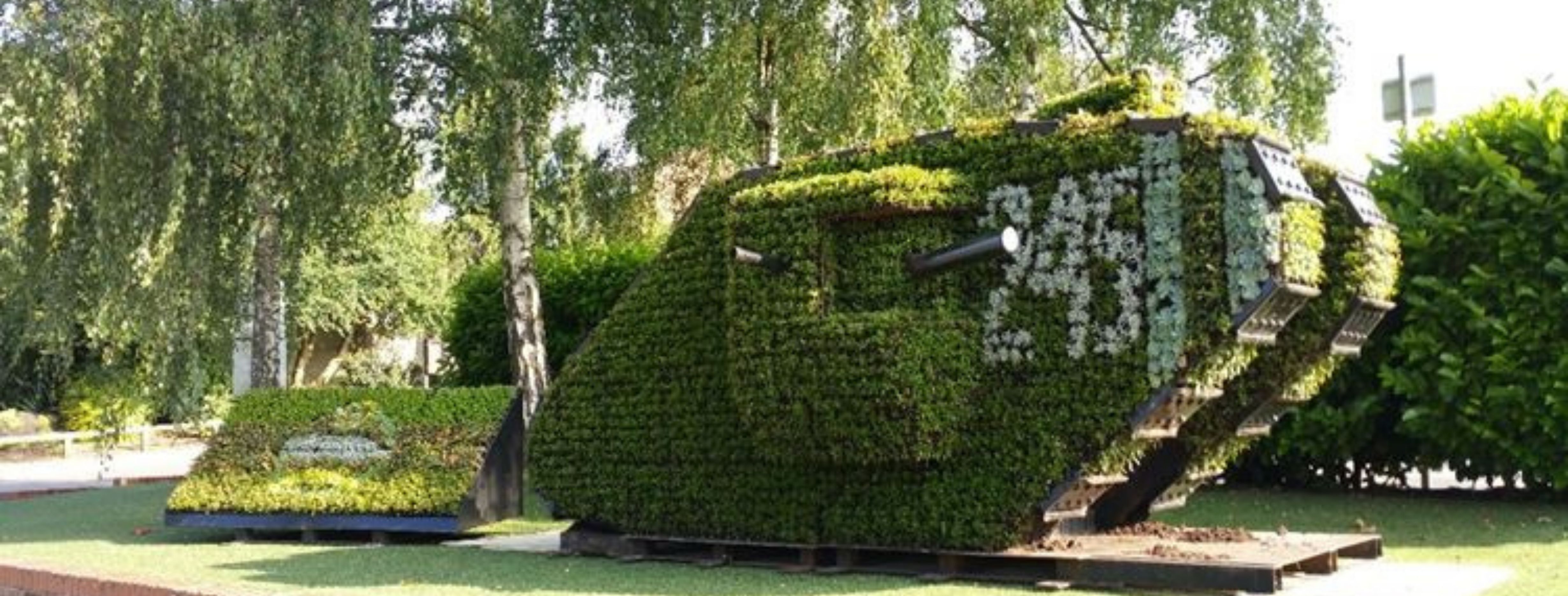 plant tank in Ashford memorial gardens