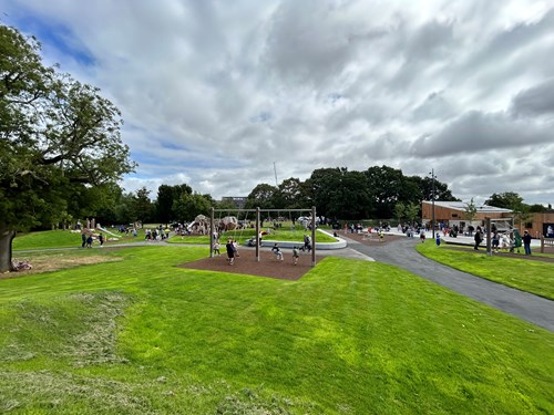Victoria Park play area and hub