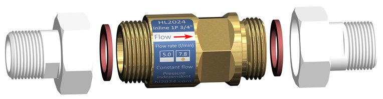 HL2024 Inline 1P 3-4 installed