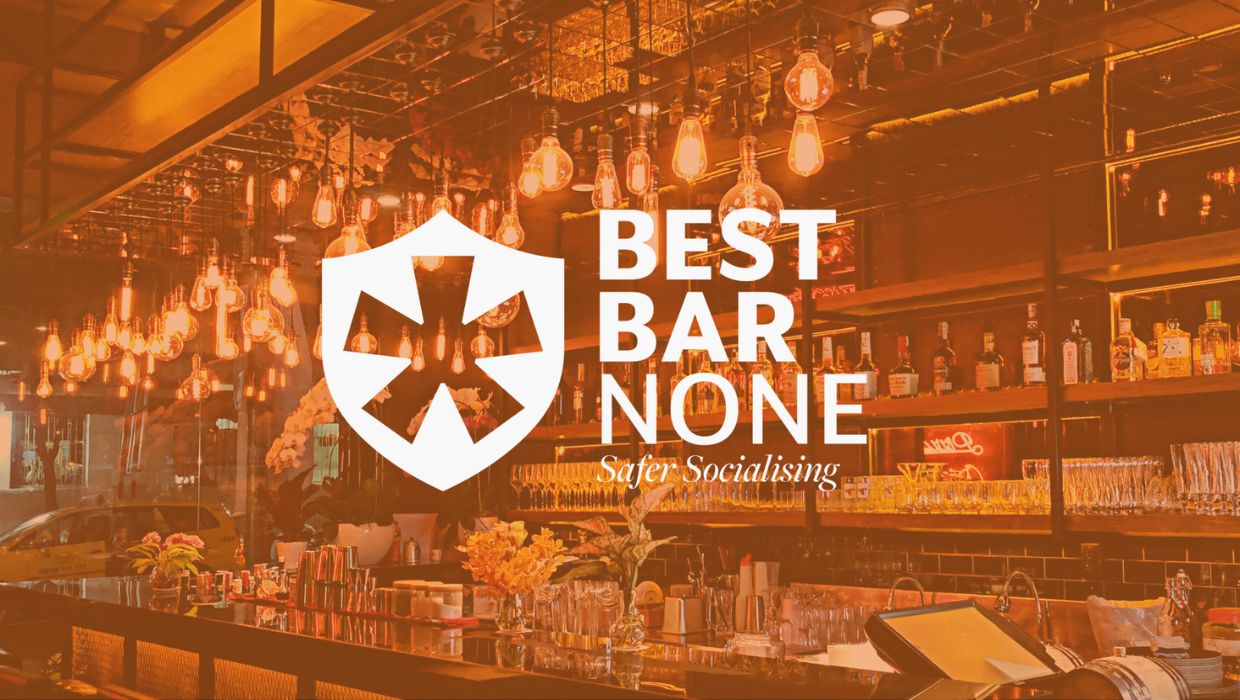 Best Bar None night-time economy safety scheme logo text
