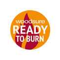 Woodsure 'ready to burn' logo