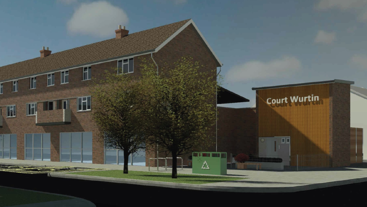 Court Wurtin redevelopment in South Ashford tile