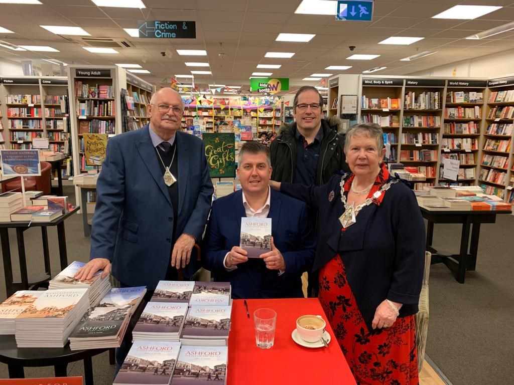 The Mayor at a book signing with Steve Salter