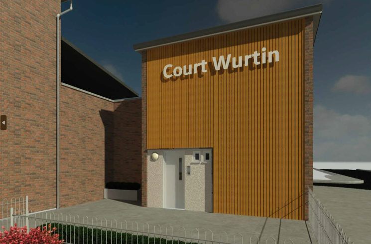 Proposed stairwell for Court Wurtin redevelopment in South Ashford