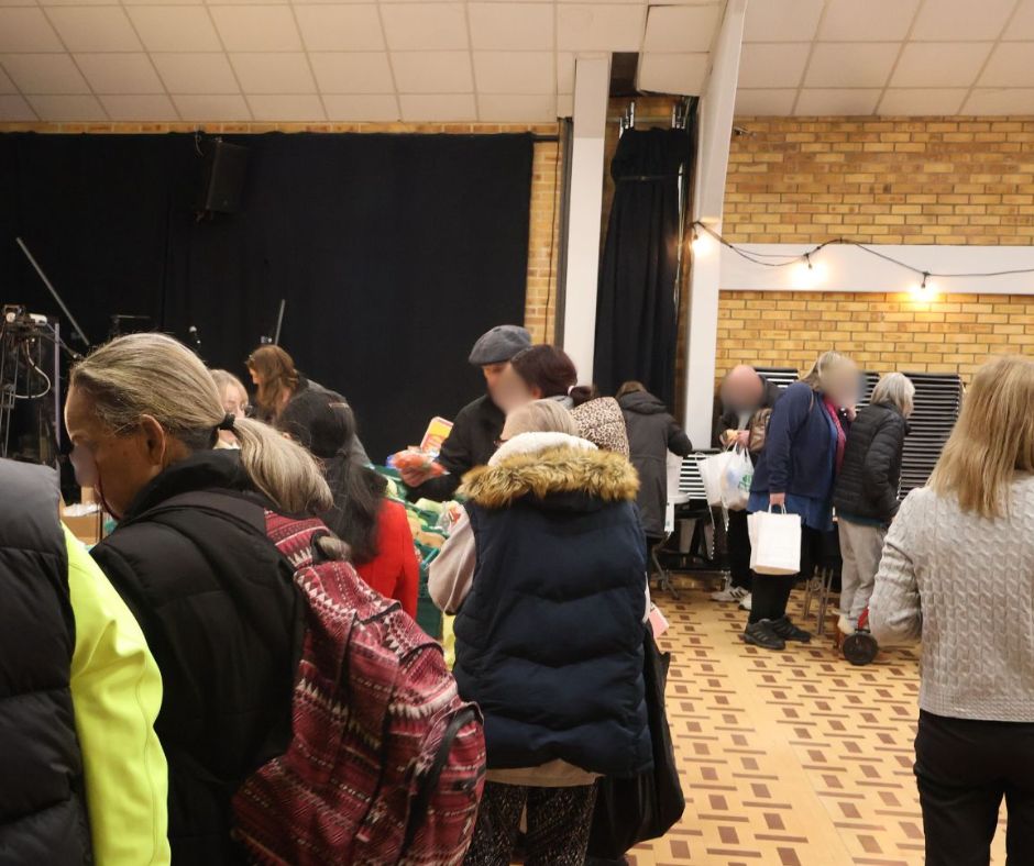 Image entitled Residents attending an EWSLWR