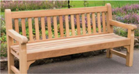 Georgian seat memorial bench