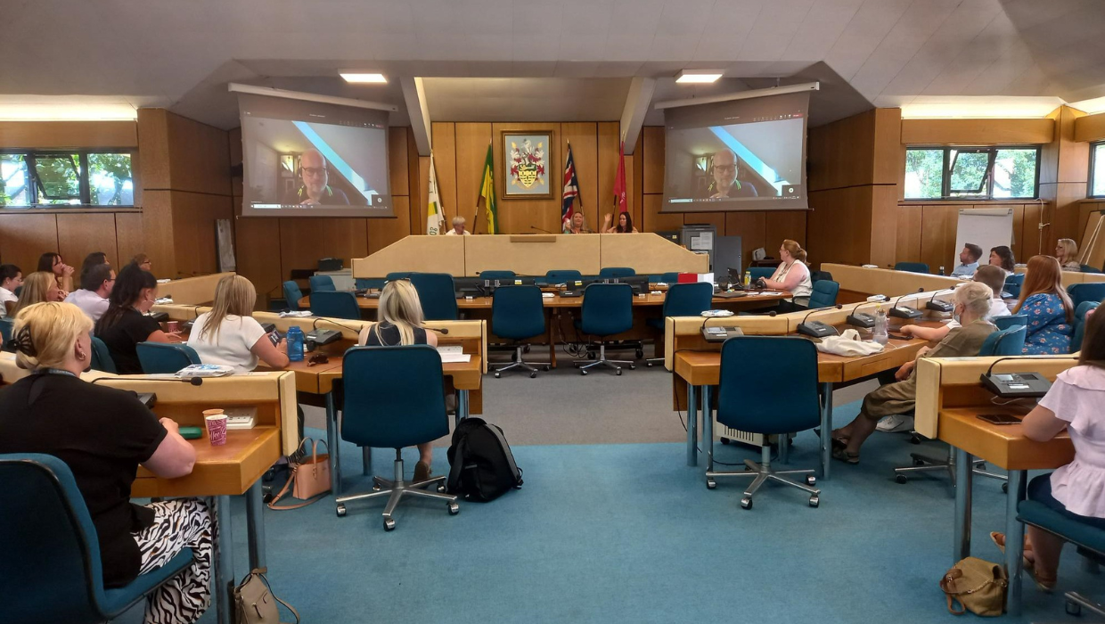 Domestic Abuse conference taking place in Ashford Borough Council Civic Centre, July 2022 tile