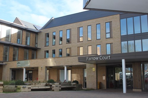 A look outside Farrow Court in South Ashford