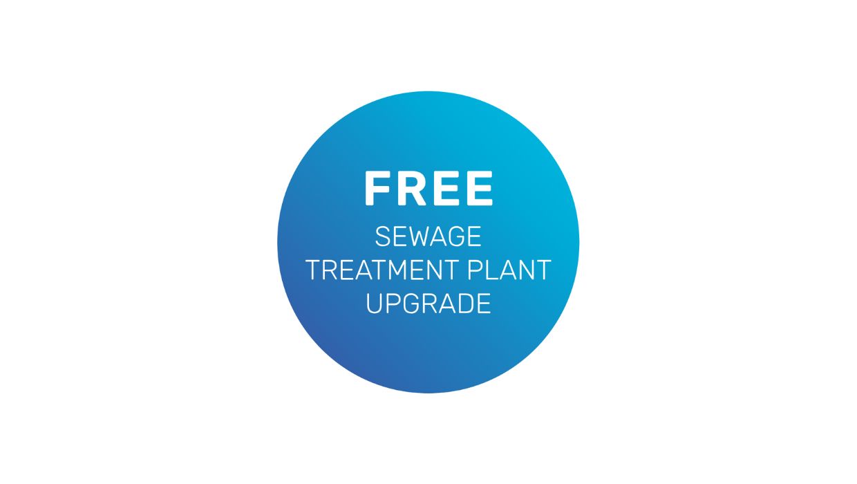 Free sewage treatment plant upgrade