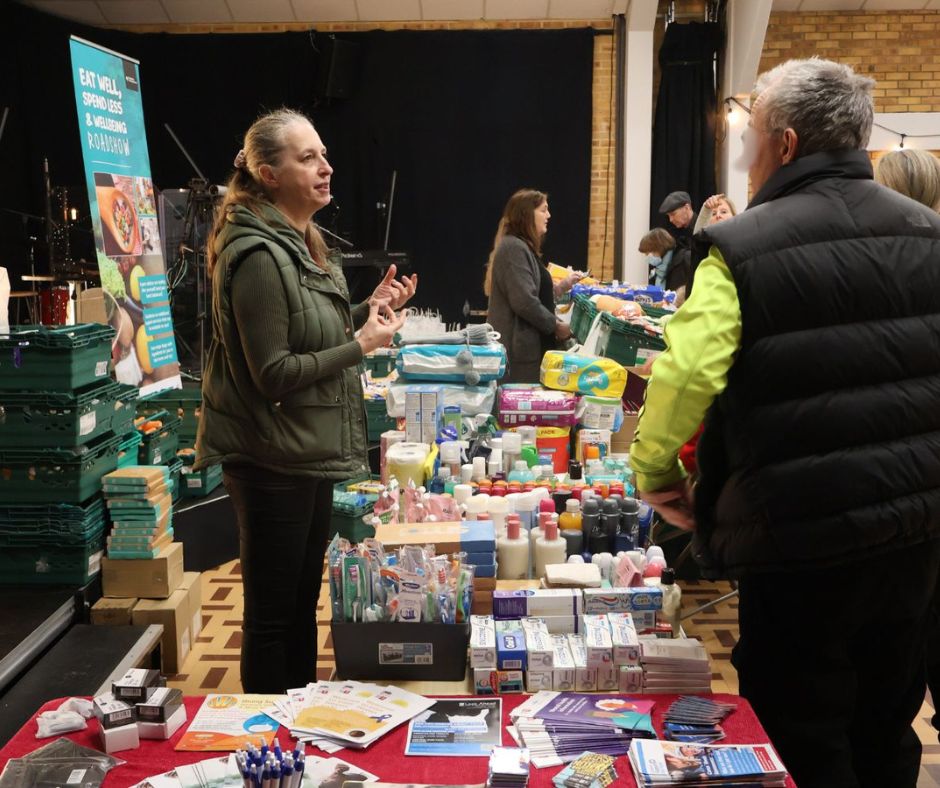 Image entitled Residents attending an Eat Well Spend Less and Wellbeing roadshow