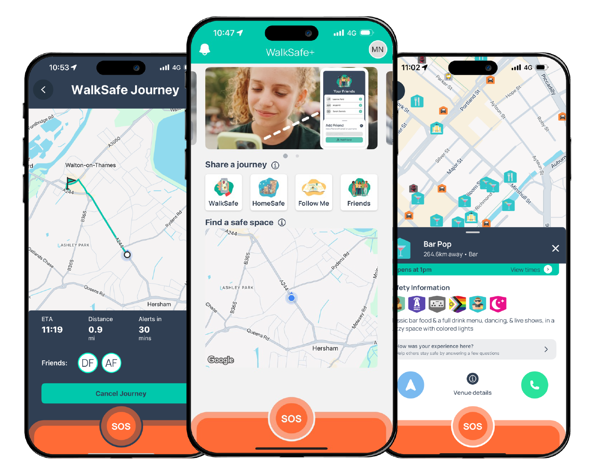 WalkSafe graphic from WalkSafe founders
