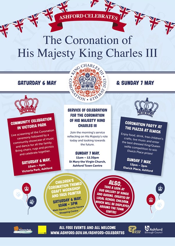 Coronation event poster