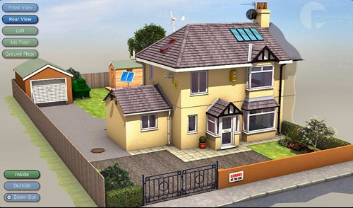 Detached house image from the Planning Portal's interactive house