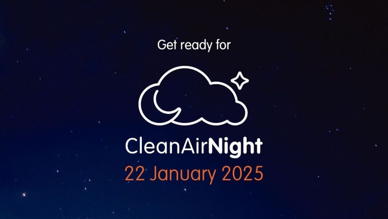Clean Air Night campaign graphic from Global Action Plan tile