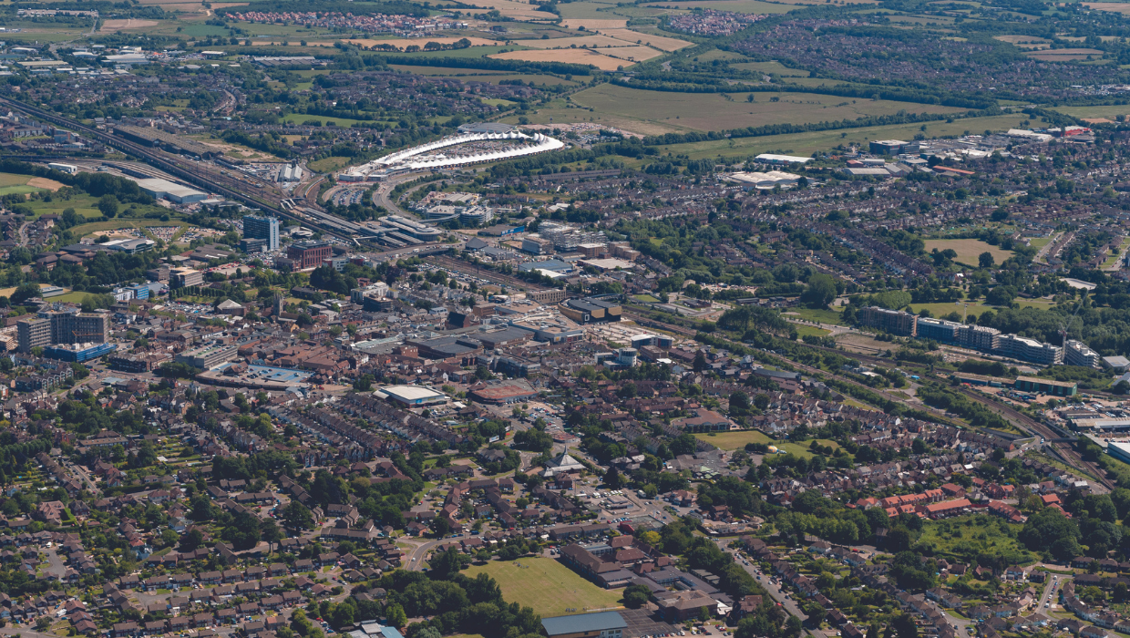 aerial view of Ashford tile