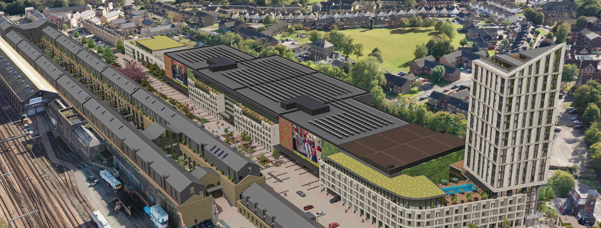 Ashford International Studios CGI of development