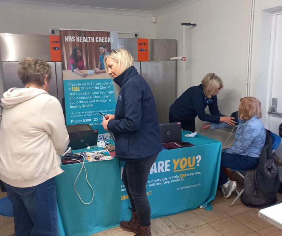 Image entitled Residents receiving a free NHS Health Check