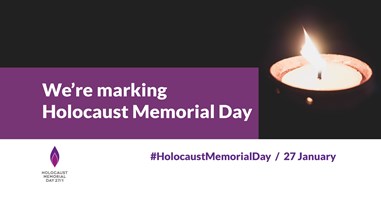 We're Marking Holocaust Memorial Day Graphic