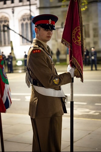 Cadet Regimental Sergeant Major (RSM) Josh Siggers, 18, from Ashford Tobruk Detachment