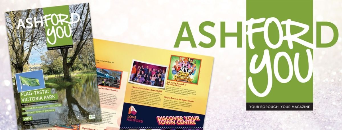 A snapshot of Ashford For You magazine, Winter 2025 edition