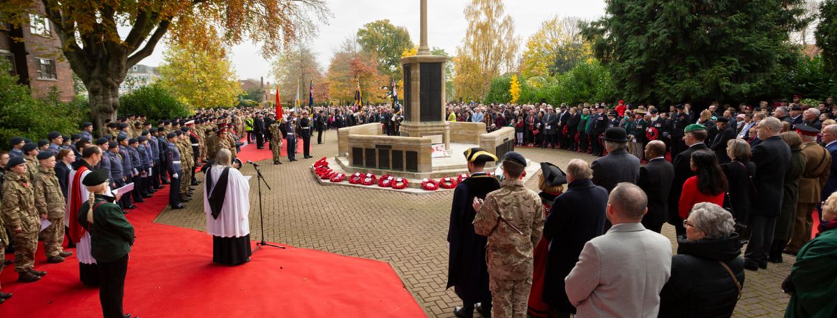 2025 Remembrance Service taking place in Ashford's Memorial Gardens
