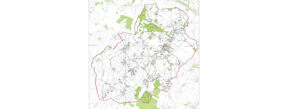 Map of Egerton