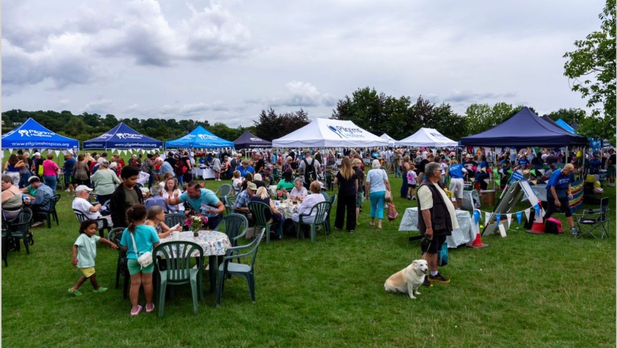 A picture taken from the Pilgrims Hospice Summer Fair