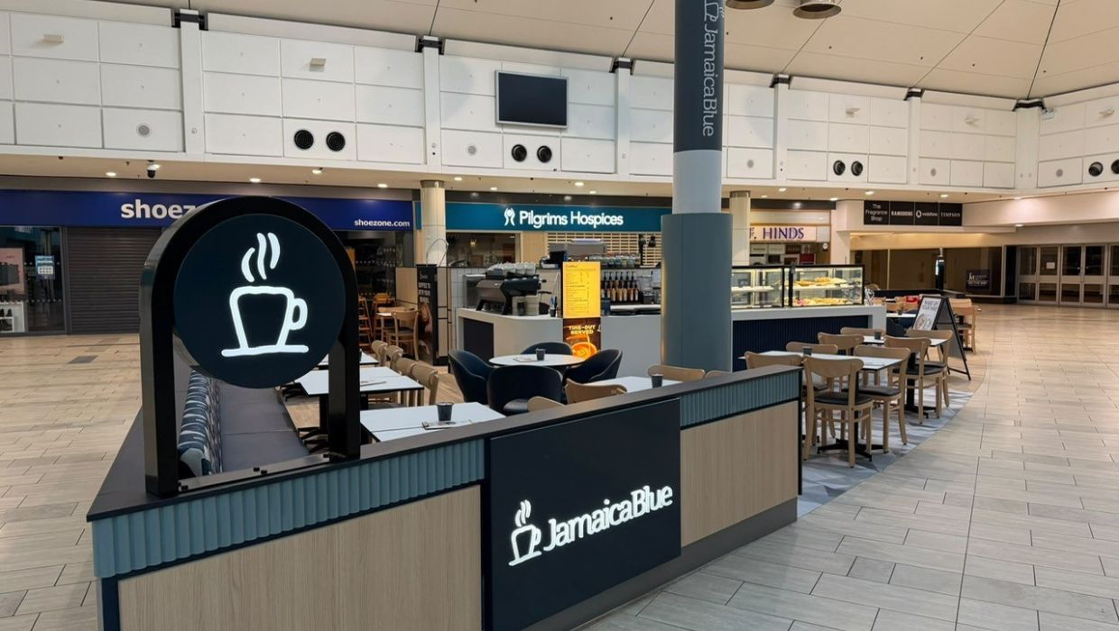 New Jamaica Blue coffee shop in Park Mall. 
