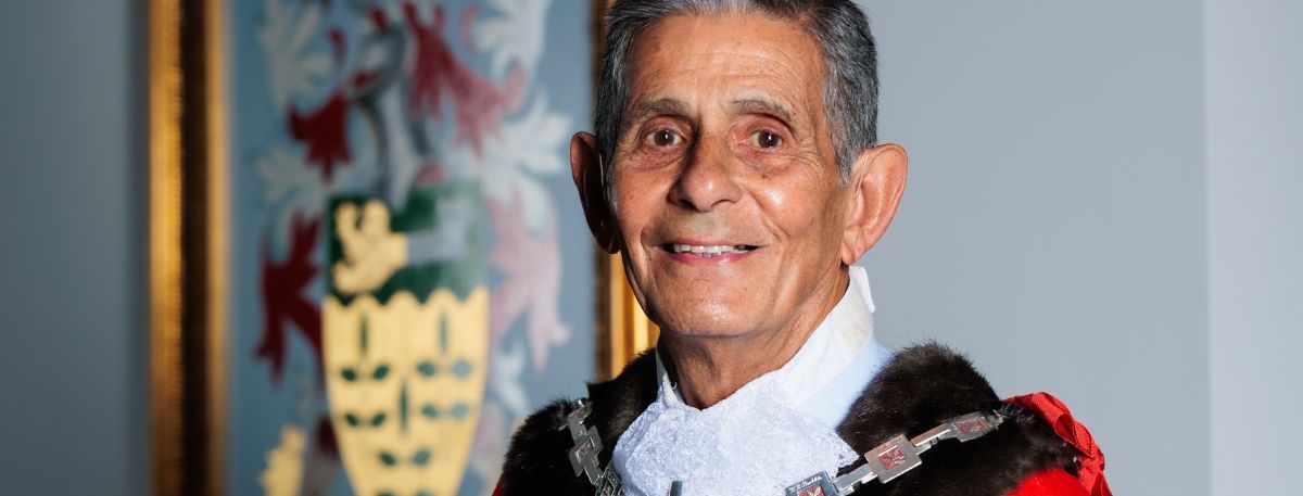 The Mayor of Ashford Cllr Winston Michael