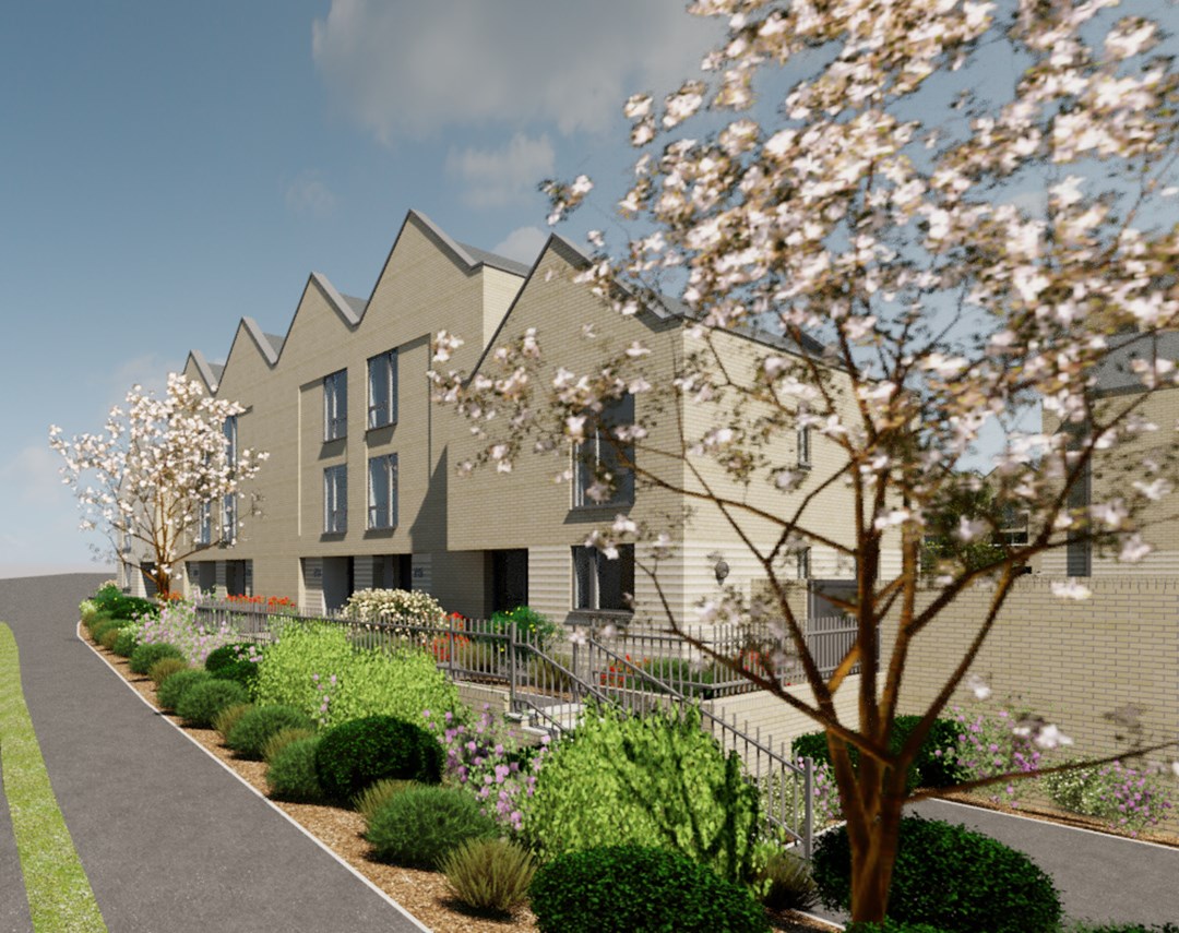 A CGI photo of the proposed Mabledon Avenue development