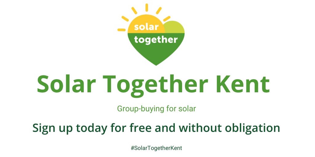 Solar Together Kent scheme sign-up banner