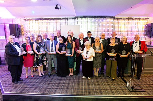 Group photo of the winners at the Civic Awards 2022