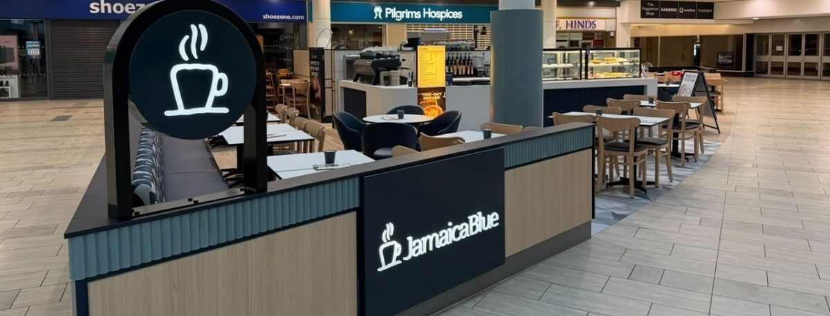 New Jamaica Blue coffee shop in Park Mall. 