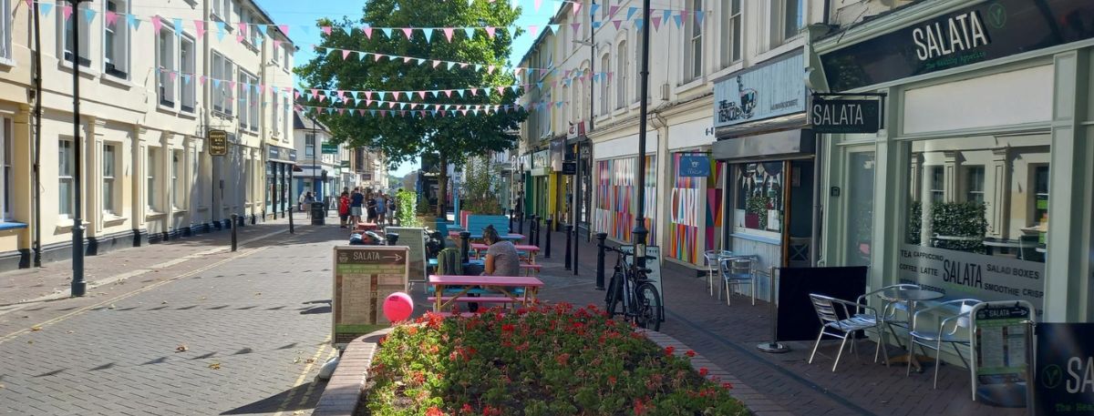 A picture of Bank Street in Ashford