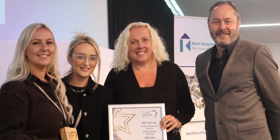 Image entitled Ashford Borough Council’s lettings agency wins top award