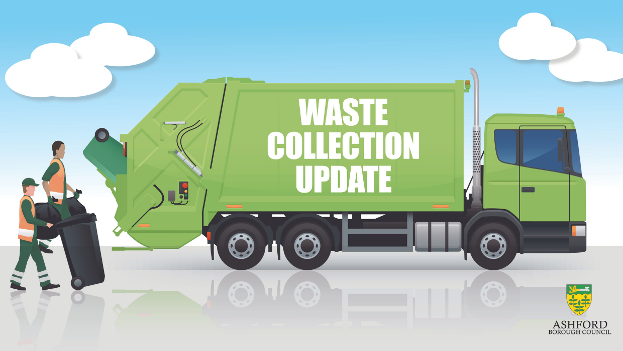 Waste collections update graphic tile
