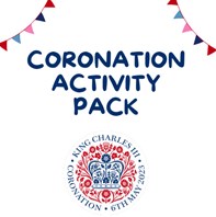 The front cover of the Coronation Activity Pack