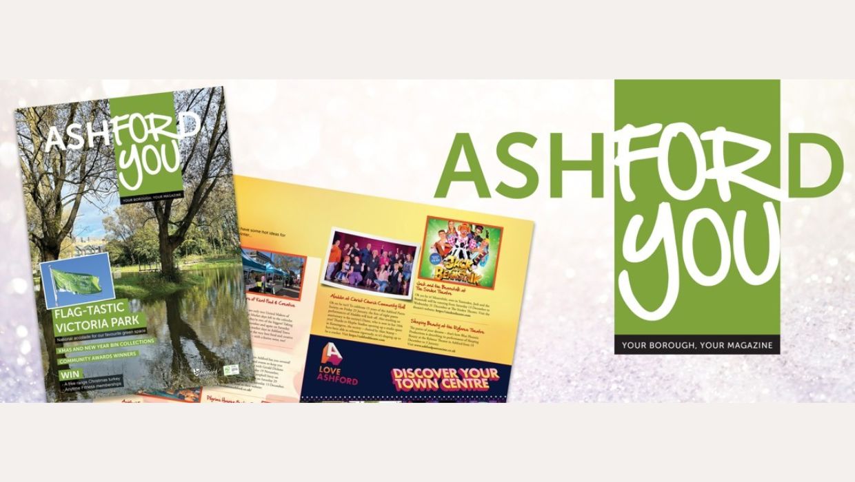 A snapshot of Ashford For You magazine, Winter 2025 edition