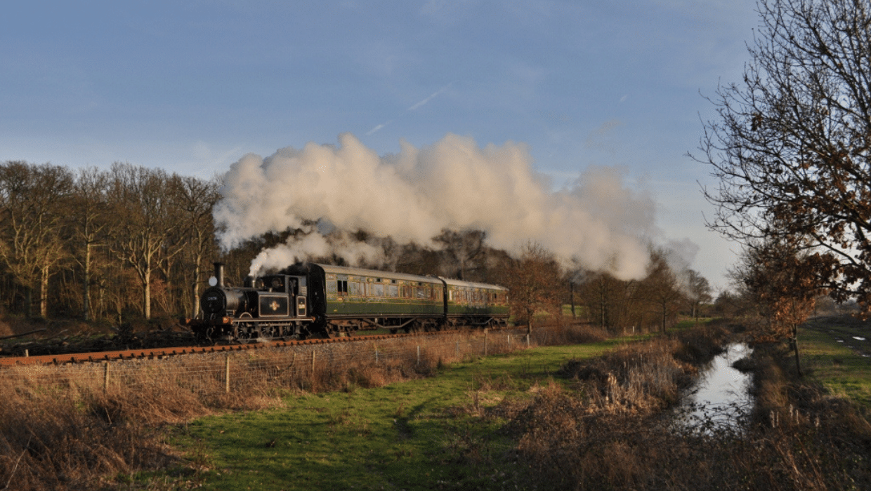Kent and Sussex railway train