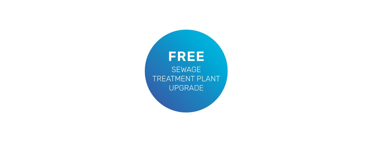 Free sewage treatment plant upgrade