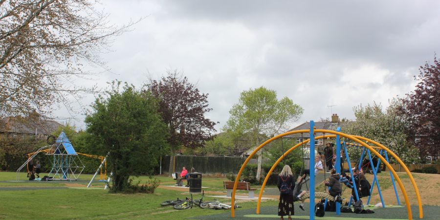 Image entitled Balance beam and play dome