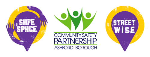 Community Safety Partnership, Safe Space and Streetwise logos