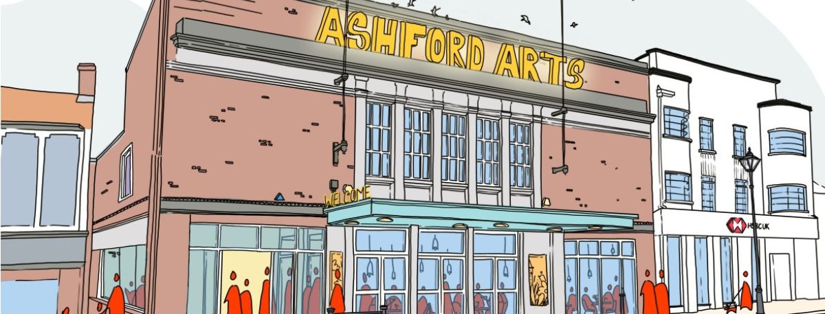 An artist's impression of the plans to bring Ashford's former Odeon/Mecca back to life