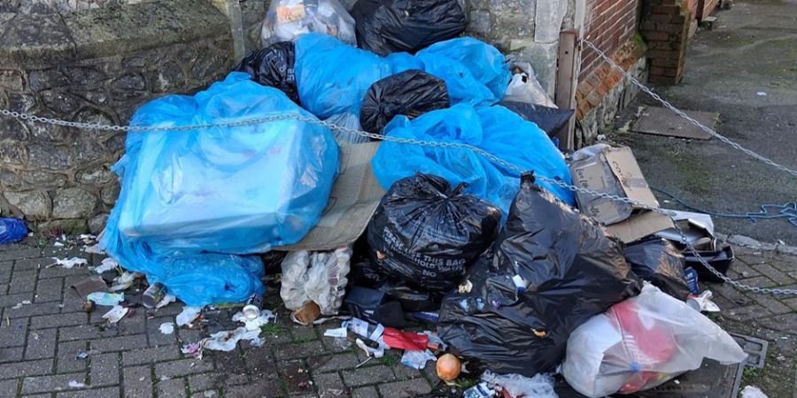 Image entitled £1000 Fixed Penalty Notice paid following fly-tip in Ashford Town Centre
