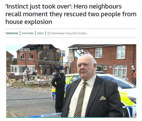 Cllr Gerry Clarkson at Mill View