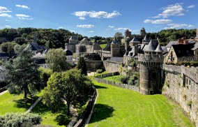 Fougeres Castle taken from public gardens